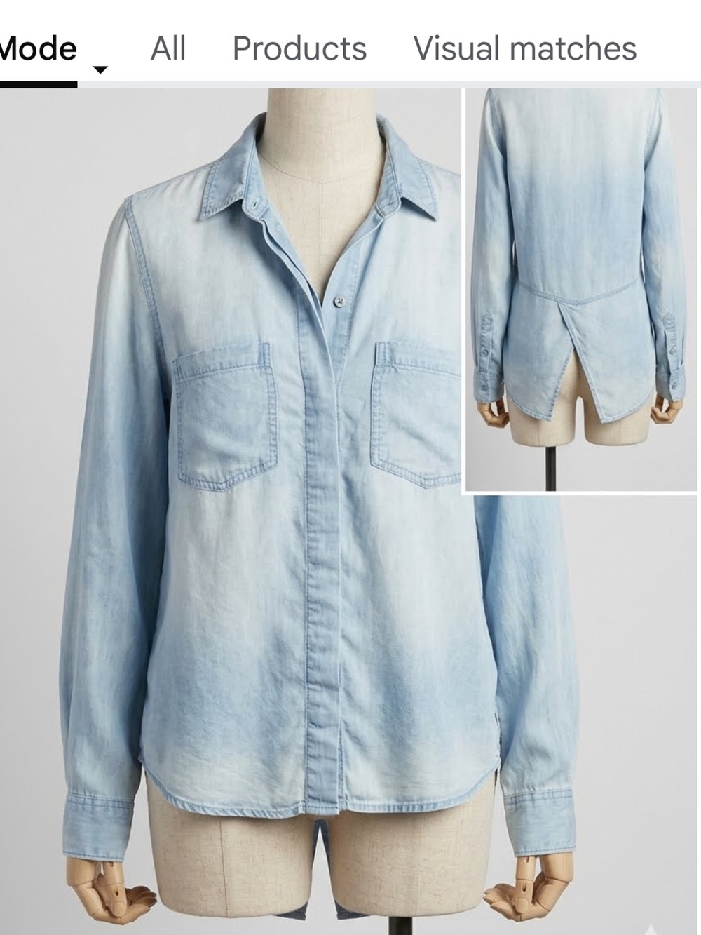 Cloth & Stone Anthropologie Chambry Button Down Top Size Small
